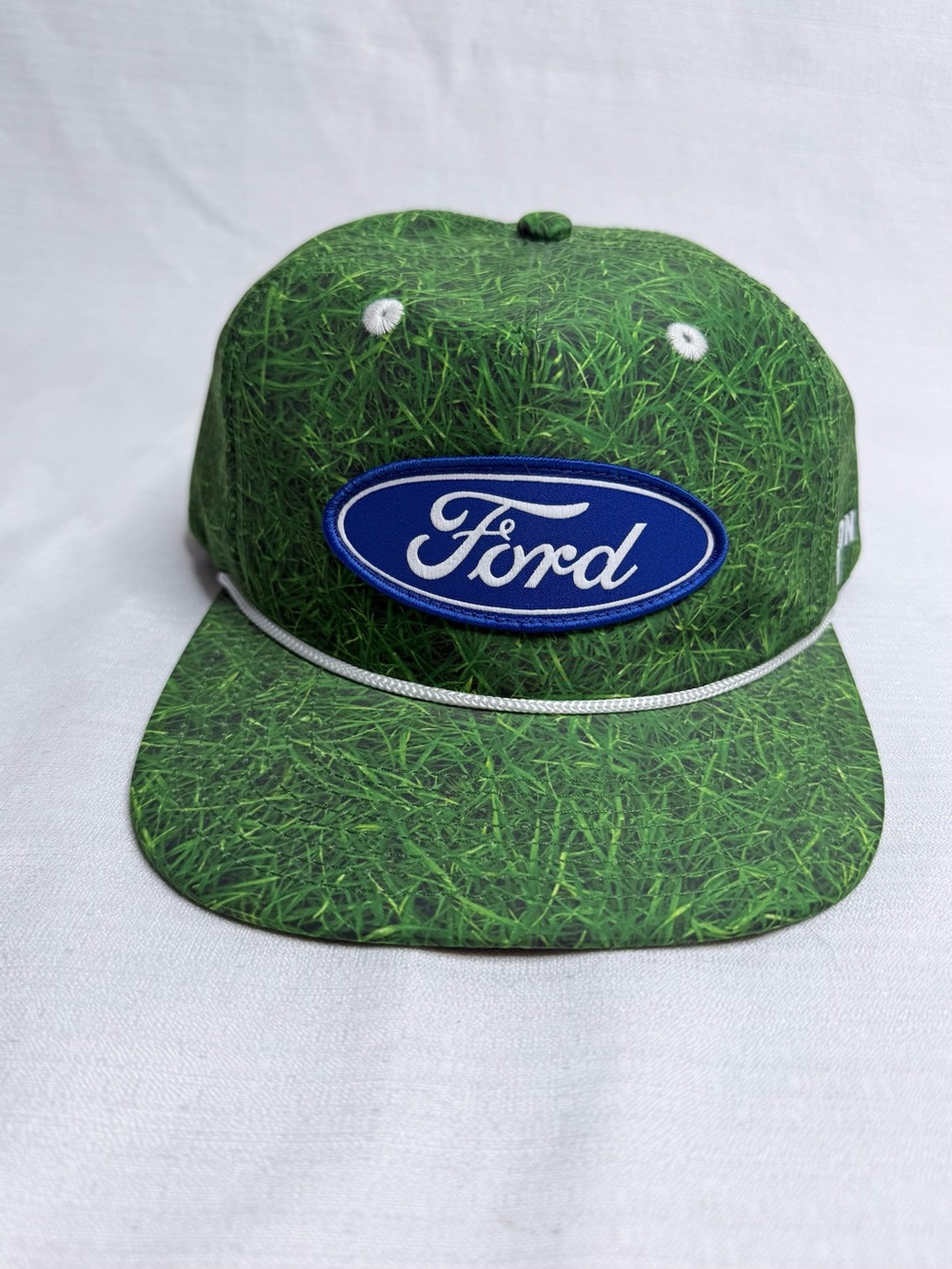 Dixxon Flannel Co Ford Snapback Hat Mens Green Grass Print Rope Trucker Cap